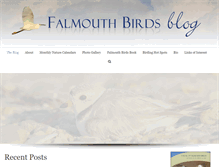 Tablet Screenshot of falmouthbirds.com